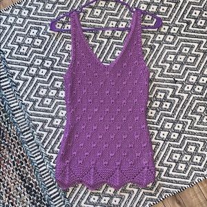 F21 | Knit Crochet Tank